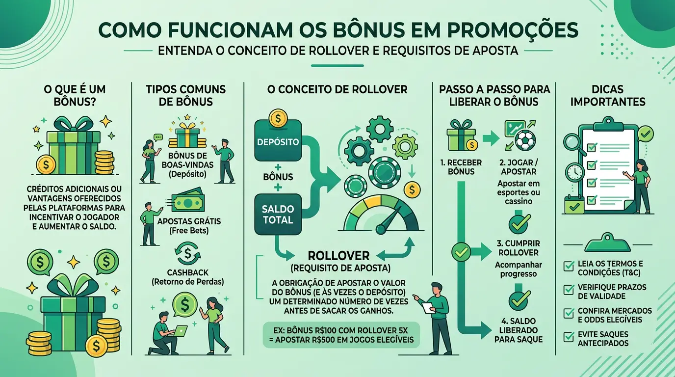 Como funcionam os bônus e promoções Bet365